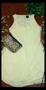 White Lace Dress Size M